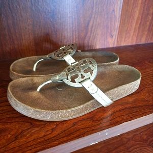 Tory Burch Miller Cloud Gold Sandal